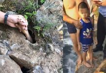 குகைக்குள் சிக்கிய 7 வயது சிறுவன்… துரிதமாக செயல்பட்ட முதியவர்: பின்னர் நடந்த பரபரப்பு சம்பவம்!!