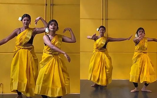தமிழர்களின் நடனத்தை தாறுமாறாக ஆடிய வெளிநாட்டு பெண்கள்! தீயாய் பரவும் சர்ச்சைக்குரிய நடன காட்சி!!