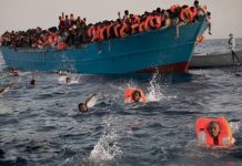 நடுக்கடலில் மூழ்கி விபத்தில் சிக்கிய அகதிகள் கப்பல்! ஐரோப்பா செல்ல முயன்ற 45 பேர் பரிதாப பலி!!