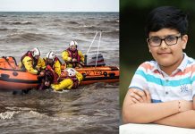 பிரித்தானியாவில் கடலில் சிக்கிய 10 வயது சிறுவன்: பிரபல தொலைக்காட்சி நிகழ்ச்சி போன்று நடந்த சம்பவம்!!