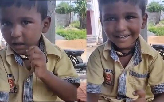 சிரித்த முகத்துடன் பாடிய சிறுவன் இறுதியில் கலங்கிய தருணம்… மில்லியன் பார்வையாளரை நெகிழ வைத்த காட்சி!