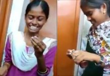 பாத்ரூமில் இளம்பெண்கள் அரங்கேற்றும் அசிங்கம்… பசங்களை மிஞ்சிய காட்சி!