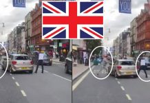 லண்டனில் பரபரப்பான சாலையில் நடந்த பயங்கர சம்பவம்! காட்டுமிராண்டி போல் தாக்கிய 2 பேர்: கமெராவில் சிக்கிய காட்சி..!