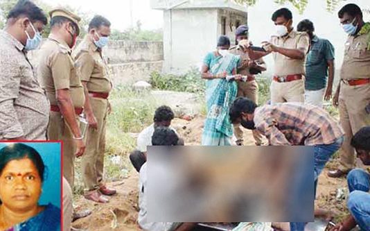 பெற்ற தாயை கொன்று சுடுகாட்டில் புதைத்த மகன்கள்: நள்ளிரவில் நடந்த பயங்கரம்!!