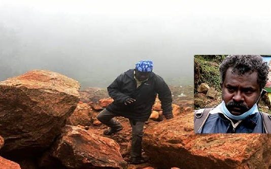 நிலச்சரிவில் அகப்பட்ட மகனின் உடலை 40 நாட்களாக தே டும் தந்தை!!