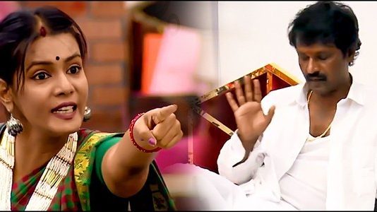 “உன் அம்மா மேல இப்படி தான் கை வைப்பியா?” மறுபடியும் சேரனை வம்புக்கு இழுக்கும் மீரா மிதுன்..!