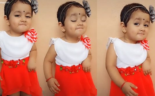 மில்லின் பேரின் மனதை கொள்ளை கொள்ளும் சுட்டிச் சிறுமி….அப்படி என்ன ஸ்பெஷல்! எத்தனை தடவை பார்த்தாலும் சலிக்காத காட்சி!!