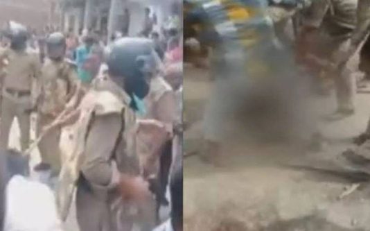 கொலை செய்த குற்றவாளியை பொலிசார் கண்முன்னே அடித்து கொன்ற கிராம மக்கள்! பதற வைத்த சம்பவம்!!