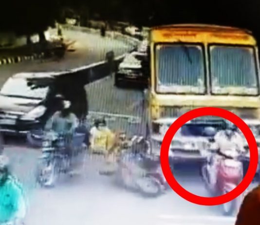 சென்னையில் தாறுமாறாக ஓடிய தண்ணீர் லொறி… குழந்தையை பலிகொண்ட கோர விபத்தின் சிசிடிவி காட்சி வெளியானது!!
