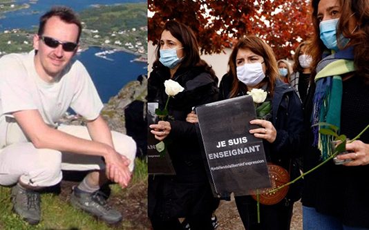 பிரான்சில் ஆசிரியரை கொல்லும் முன்னர் பொதுமக்களிடம் உதவி கேட்ட தாக்குதல்தாரி!!