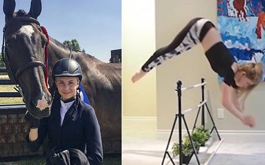 குதிரையை பிரதிபலிக்க முயல்கிறேன்! கனடாவில் நம்பமுடியாத செயலை செய்யும் 17 வயது இளம்பெண்ணின் ஆச்சரிய வீடியோ!!