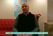 12 ஆண்டுகளில் 150 பிள்ளைகளுக்கு தந்தை: தொலைக்காட்சி நேரலையில் அதிரவைத்த நபர்!!