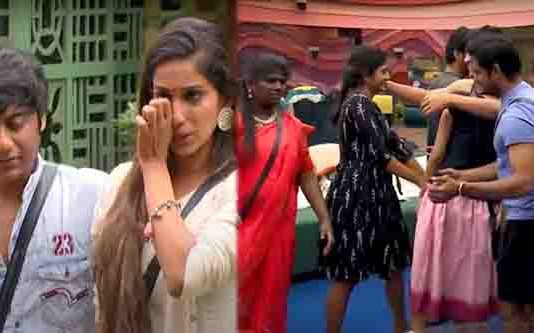 ஓரே நாளில் ஒட்டுமொத்த போட்டியாளர்களின் ஆதரவைப் பெற்று ஹீரோவான ஆரி… க ண் ணீர் சி ந்திய சம்யுக்தா!!