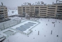 பனிபடர்ந்த ஸ்பெயின்: வரலாறு காணாத கடும் பனிப்பொழிவு!!