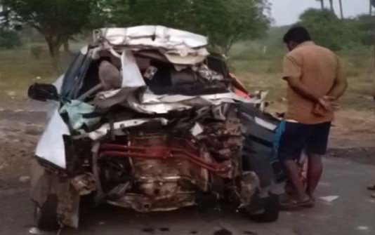 கோவிலுக்கு சென்று வரும்போது நொடிப் பொழுதில் ஏற்பட்ட விபரீதம்!!