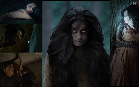 பேயாக மாறிய பிரபல நடிகையின் மகள்! பயந்து நடுங்க வைக்கும் திகில் பட டிரைலர் இதோ!