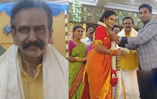 மறைந்த தந்தையை சிலையாக வடித்த சகோதரி; நெகிழ்ந்து போன மணமகள்!