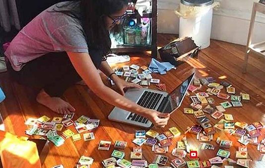 5 ஆயிரத்துக்கு அதிகமாக தீ ப் பெ ட்டிகளை சேகரித்துள்ள டெல்லி பெண்!