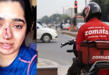 மூக்கில் கு த்திவிட்டு ஓடிய Zomato டெலிவரி பாய்; இ.ர.த்தம் சொட்ட சொட்ட வீடியோ வெளியிட்ட பெண்!