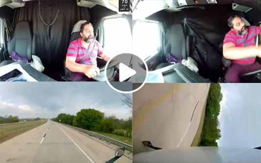 பேருந்தில் தூங்கிய டிரைவர்… கடைசியில் நடந்த சம்பவத்தைப் பாருங்க.. வெளியான சிசிடிவி காட்சிகள்..!