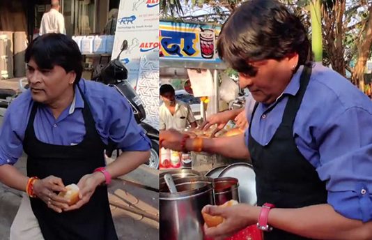 நடனமாடிக்கொண்டே உணவு விற்பனை செய்யும் ’டான்சிங் மேன்’ விசித்திரமான விற்பனை!!