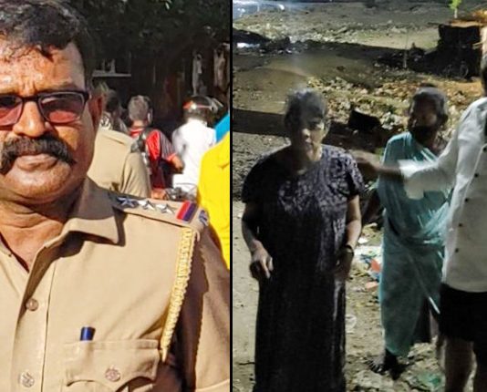 கூவம் ஆற்று சகதியில் சிக்கி தவித்த பெண்… உயிரைப் பொருட்படுத்தாமல் காப்பாற்றிய இன்ஸ்பெக்டர்! நெகிழ்ச்சி சம்பவம்!!