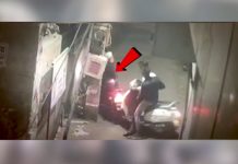 பைக் மீது ஸ்கூட்டி உரசியதால் ஏற்பட்ட மோ தல்…. அதன் பின் ஏற்பட்ட அவலம்!! வீடியோ காட்சி……..