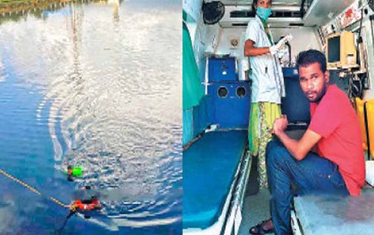 செல்பி எடுக்க முயன்று கூவத்தில் வி ழுந்த இ.ளை.ஞர்: போ.ரா.டி மீட்ட தீ.ய.ணை.ப்புத்துறையினர்…!!