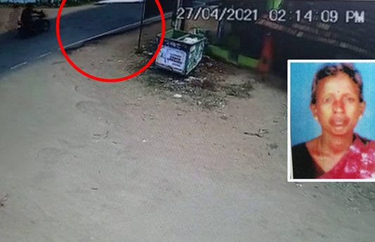 சாலையோர பேனர் விழுந்ததில் டு வீலரில் சென்ற பெ.ண் ப.லி… லிப்ட் கேட்டு சென்றவருக்கு நே.ர்.ந்த ச.ம்பவம்!!