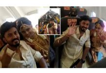 நடுவானில் வெகு விமர்சியாக நடந்த தமிழனின் திருமணம்…வைரலான வீடியோவால் விமான ஊழியர்களுக்கு நேர்ந்த கதி!