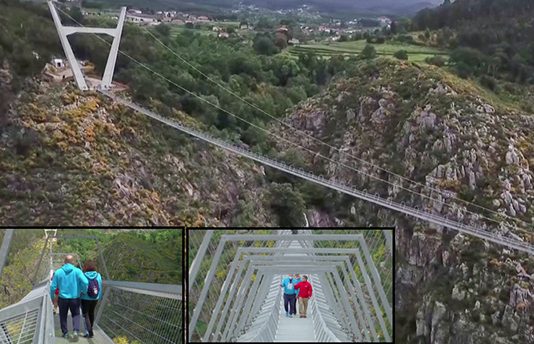 பொதுமக்கள் பயன்பாட்டுக்கு திறக்கப்பட்ட உலகின் மிக நீளமான தொங்கு பாலம்! எங்கு தெரியுமா?