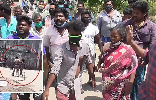 தாயை மருத்துவமனைக்கு அழைத்து சென்ற இளைஞரின் சட்டை கிழிய போலீஸ்: நடந்தது என்ன?