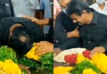 செந்தமிழன் உ.ட.ல் மீது த.லை.யை சாய்த்து குலுங்கி குலுங்கி அ.ழு.த மகன் சீமான்! காண்போர் கண்களை குளமாக்கும் வீடியோ!!