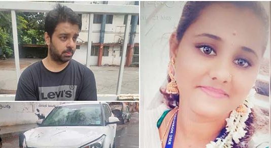 சென்னையில் கு.டி.போ.தை.யில் கார் ஓட்டிய திரையரங்கு மேலாளர்: இளம்பெண்ணுக்கு ஏற்பட்ட பரிதாபம்!!