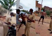 விசாரணைக்கு சென்ற போலீசார் மீது சாக்கடையை அள்ளி வீசி, ஆ.பா.சமாக திட்டிய ஆசாமி!! பின்னர் ஏற்பட்ட பரிதாபம் !!