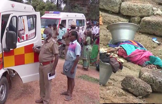 கோயில் குளத்திற்கு துணி துவைக்கச் சென்ற 3 சிறுமிகளுக்கு நேர்ந்த பரிதாபம்!!
