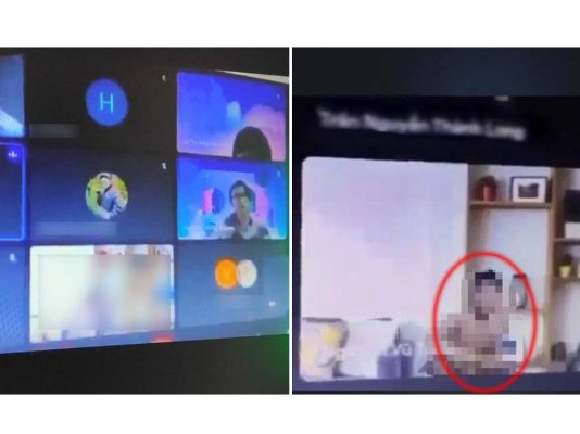 ஆன்லைன் வகுப்பில் பெண்ணுடன் தனிமையில் இருந்த மாணவர்: வெளியான முகம்சுழிக்கும் காட்சியால் அதிர்ச்சி!!