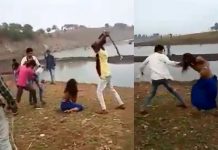 வலியில் க.த.றும் பெண்! ஊரே பார்க்க அ.டி.த்து உதைத்து கொ.டு.மைப் படுத்திய குடும்பத்தினர்! வெளியான அ.தி.ர்ச்சி வீடியோ காட்சி!!