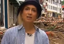 வெள்ளத்தால் நிலைகுலைந்த ஜேர்மனியில் பெண் செய்தியாளர் செய்த மோசமான செயல்… கமெராவில் சிக்கிய காட்சி!!