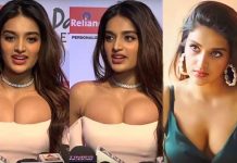 சலிக்காமல் சகலத்தையும் காட்டி கிறுகிறுக்க வைத்த சிம்பு பட நடிகை..!