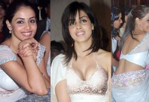 அந்த இடத்தை பார்த்த கண்ணு கூசுதுங்க.. ஜெனிலியாவின் கிளாமர் புகைப்படங்கள்!!