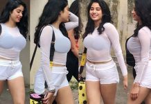 இவ்வளவு சூடு தாங்காது மா… ஶ்ரீ தேவி மகளின் ஹாட் போட்டோஸ்!!