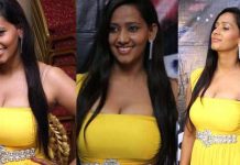 முன்னழகை எடுப்பாக காட்டி கவர்ச்சி போஸ் கொடுத்த சஞ்சனா சிங்!!