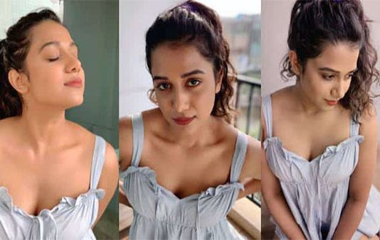 ததும்ப ததும்ப காட்டுறியே… முன்னழகில் மூடேத்தும் ஷில்பா மஞ்சுநாத்!!