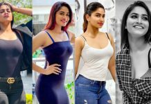 முன்டா பனியனில் முன்னழகை எடுப்பா காட்டிய ஷிவானி!!