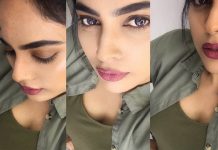 தாவணி பாவாடையிலும் தளும்ப தளும்ப கவர்ச்சி காட்டி ஹாட் போஸ் கொடுத்த நந்திதா ஸ்வேதா!!