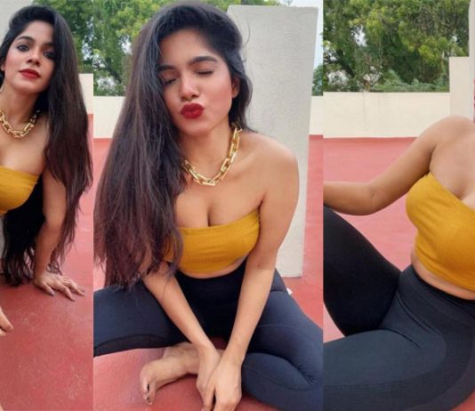 முன்னழகை காட்டி இளசுகளை டைட் ஆக்கிய திவ்யபாரதி!!