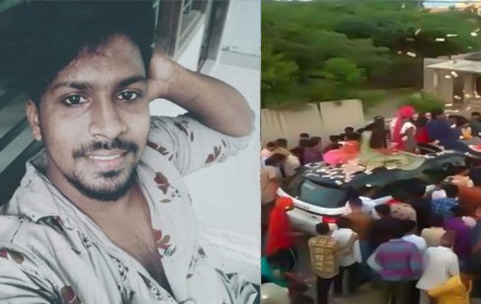 திருமண ஊர்வலத்தில் இளைஞனின் தலை வெடித்துச் சிதறிய பரிதாபம் : நெஞ்சை உலுக்கும் சம்பவம்!!