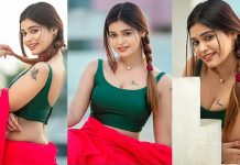 இஞ்சி இடுப்பழகை காட்டி ரசிகர்களை சுண்டி இழுத்து இம்சை பண்ணும் தர்ஷா குப்தா!!