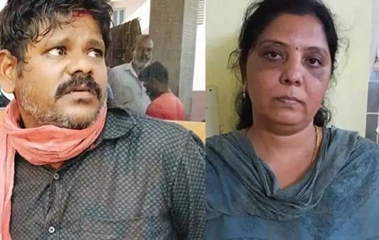 கள்ளக்காதலுக்கு எதிர்ப்பு தெரிவித்த கணவன் : ஆத்திரத்தில் மனைவி செய்த வெறிச்செயல்!!